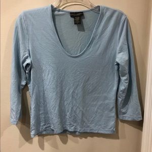 Banana Republic Baby blue top